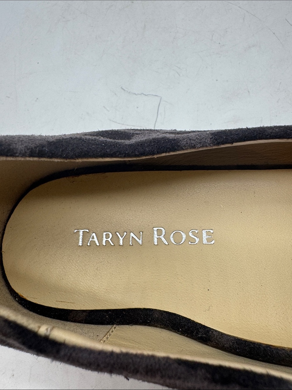 Taryn Rose Jaden Gray and Black Leopard Slip-On Flats Size 11 BFL10166B - Picture 6 of 7